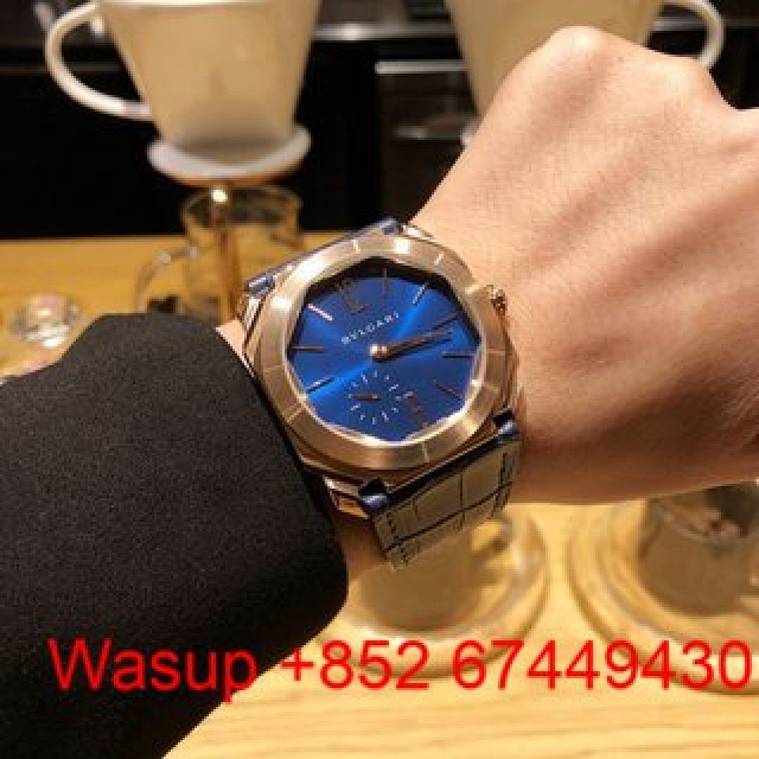 Other Bulgari Octo Finissimo Brass Case Blue Dial - Image 8