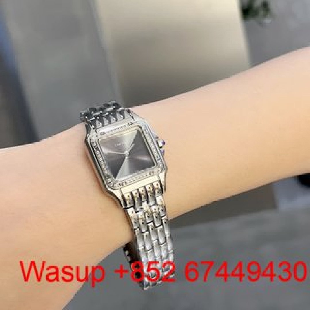 Other Panthere De Cartier Stainless Steel Grey Dial - Image 3