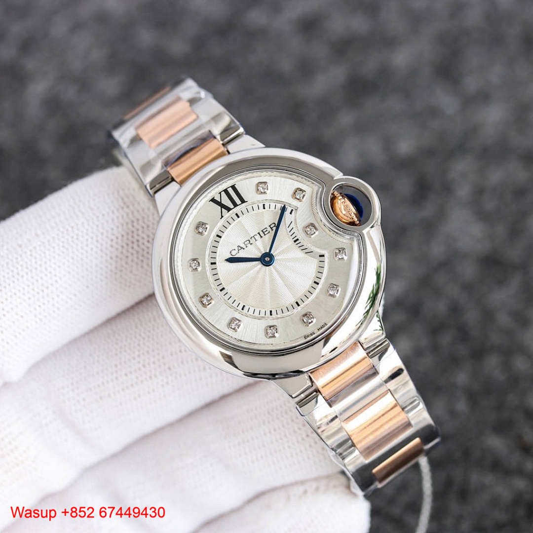 Other Cartier Ballon Bleu De W6920041 Pink Dial Steel Band - Image 5