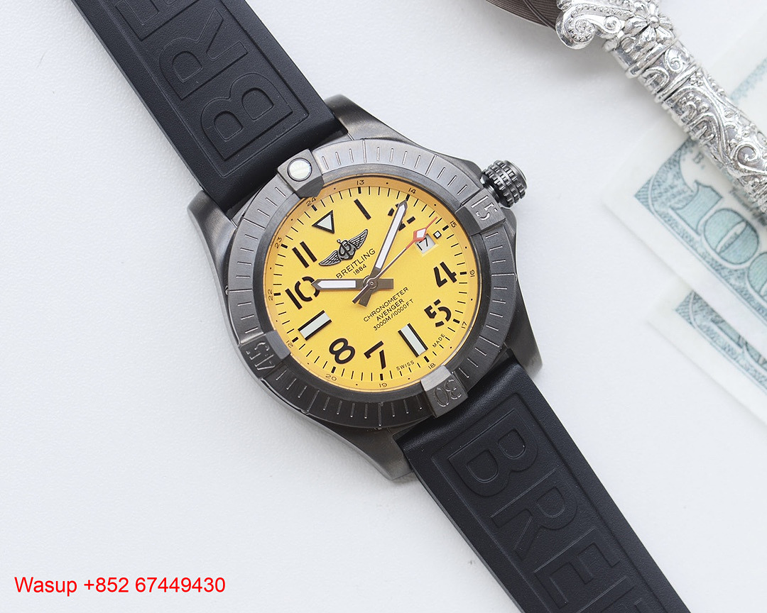 Other Breitling Avenger II Seawolf A17331101B2A1 Black Case Dial - Image 6