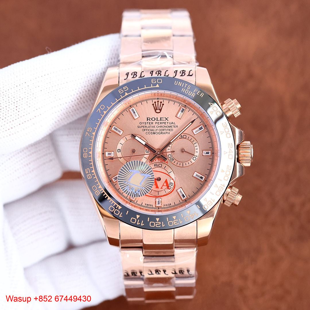 On Running Rolex Cosmograph Daytona Rose Gold Dial - Image 6