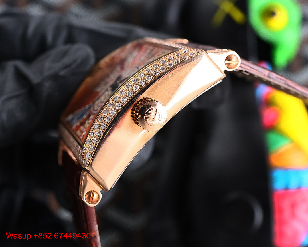 Other Franck Muller Full Diamond Rose Gold Case - Image 6