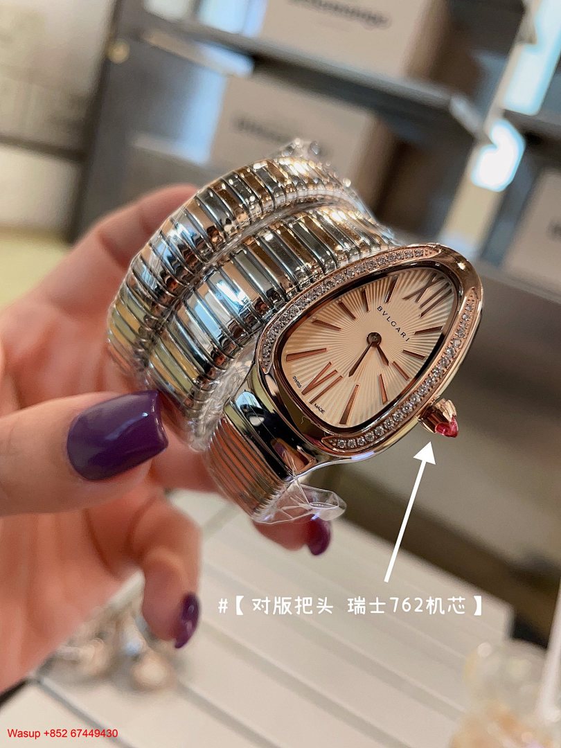 Other Bulgari Serpenti Double Circle Rose Gold White Dial - Image 4