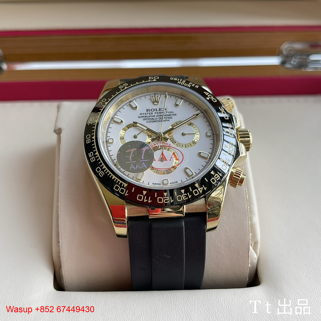 On Running Rolex Cosmograph Daytona 126518LN Yellow Gold White Dial - Image 8