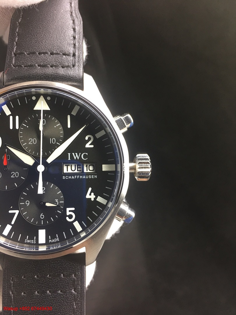 Other IWC Pilot Watch Chronograph IW378003 Black Dial - Image 4