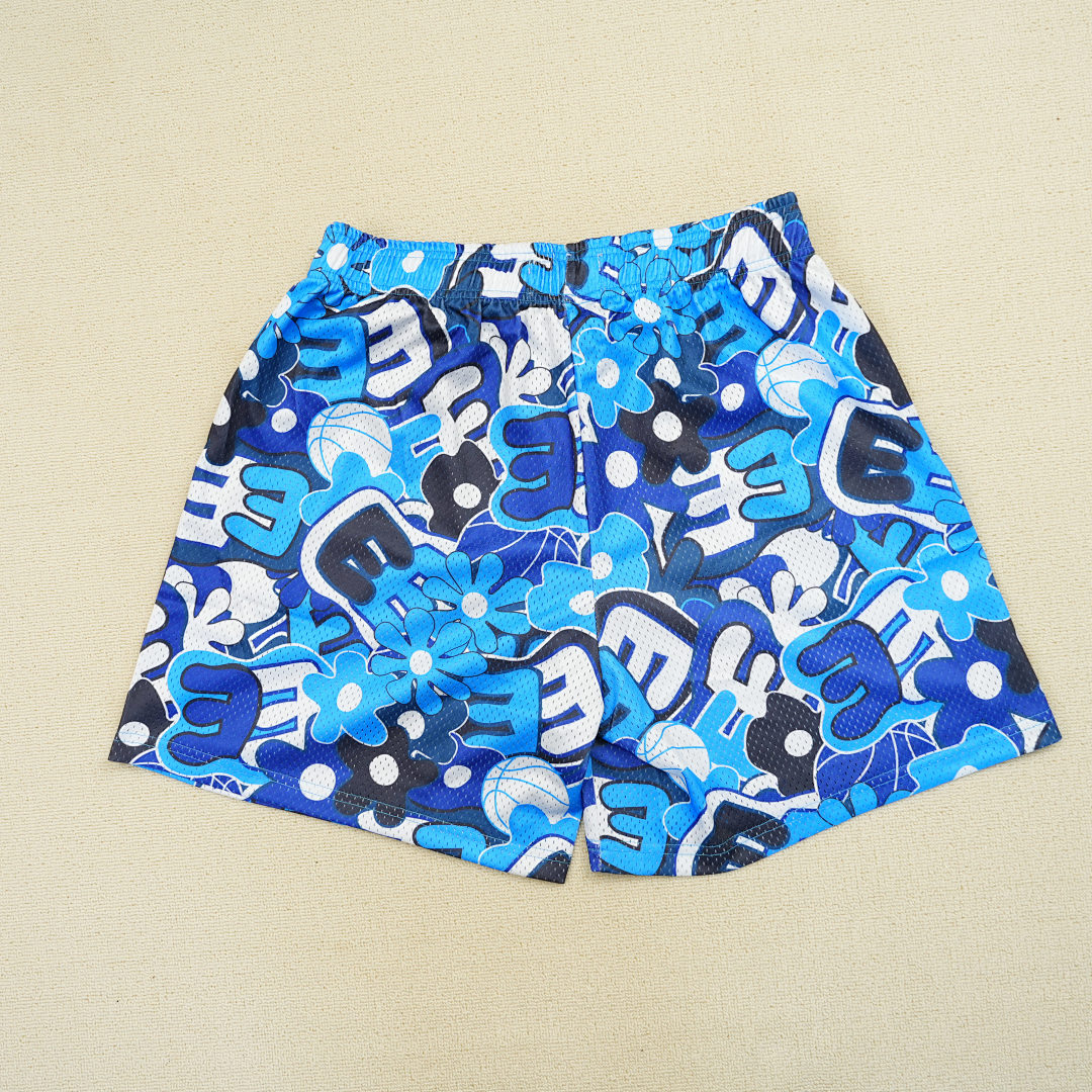 Chanel 80 Eric Emanuel EE Basic Short Hawaiian (Blue) - Image 11