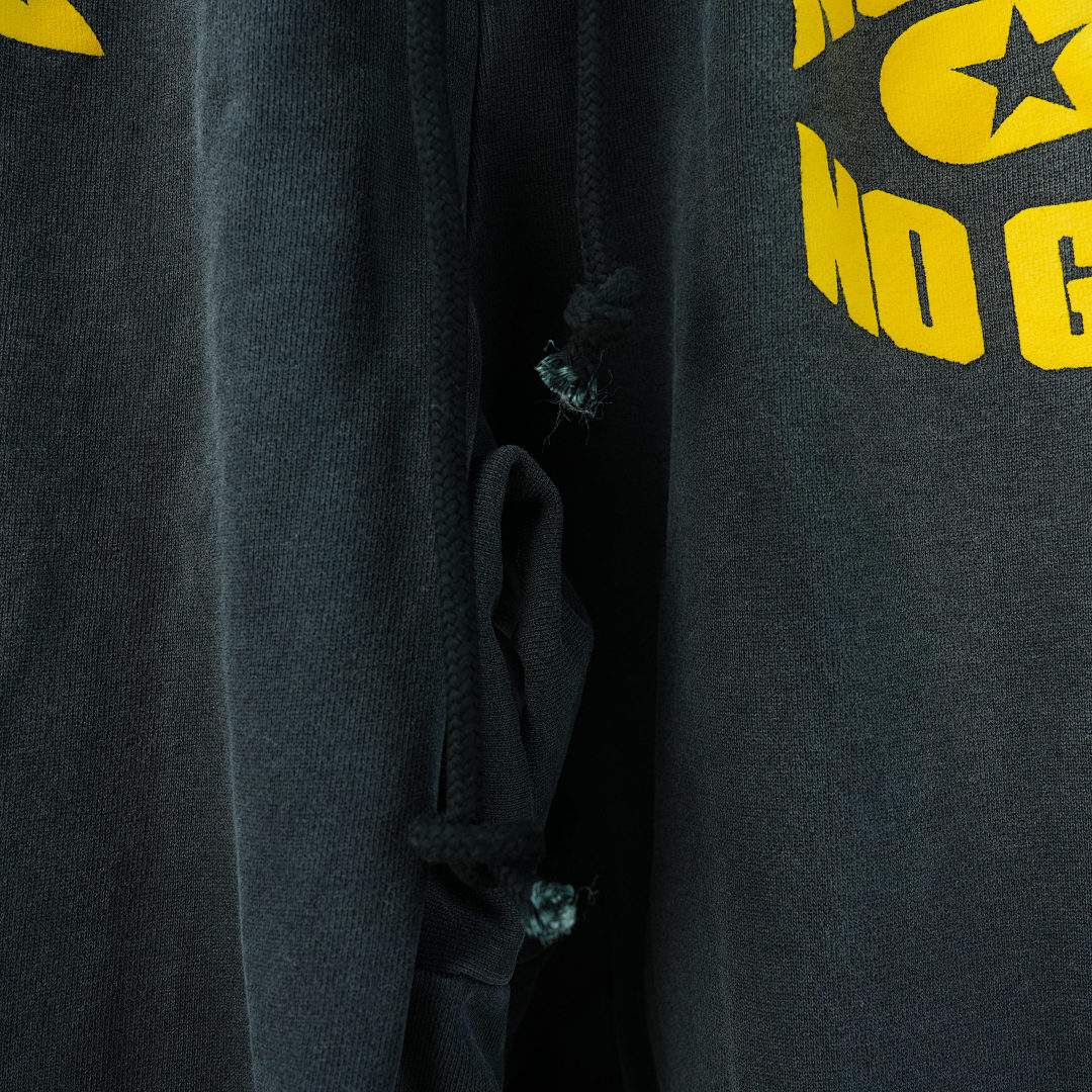 Other 380 Hellstar No Guts Glory Closed Elastic Bottom Sweatpants Midnight Dye (Black) - Image 22