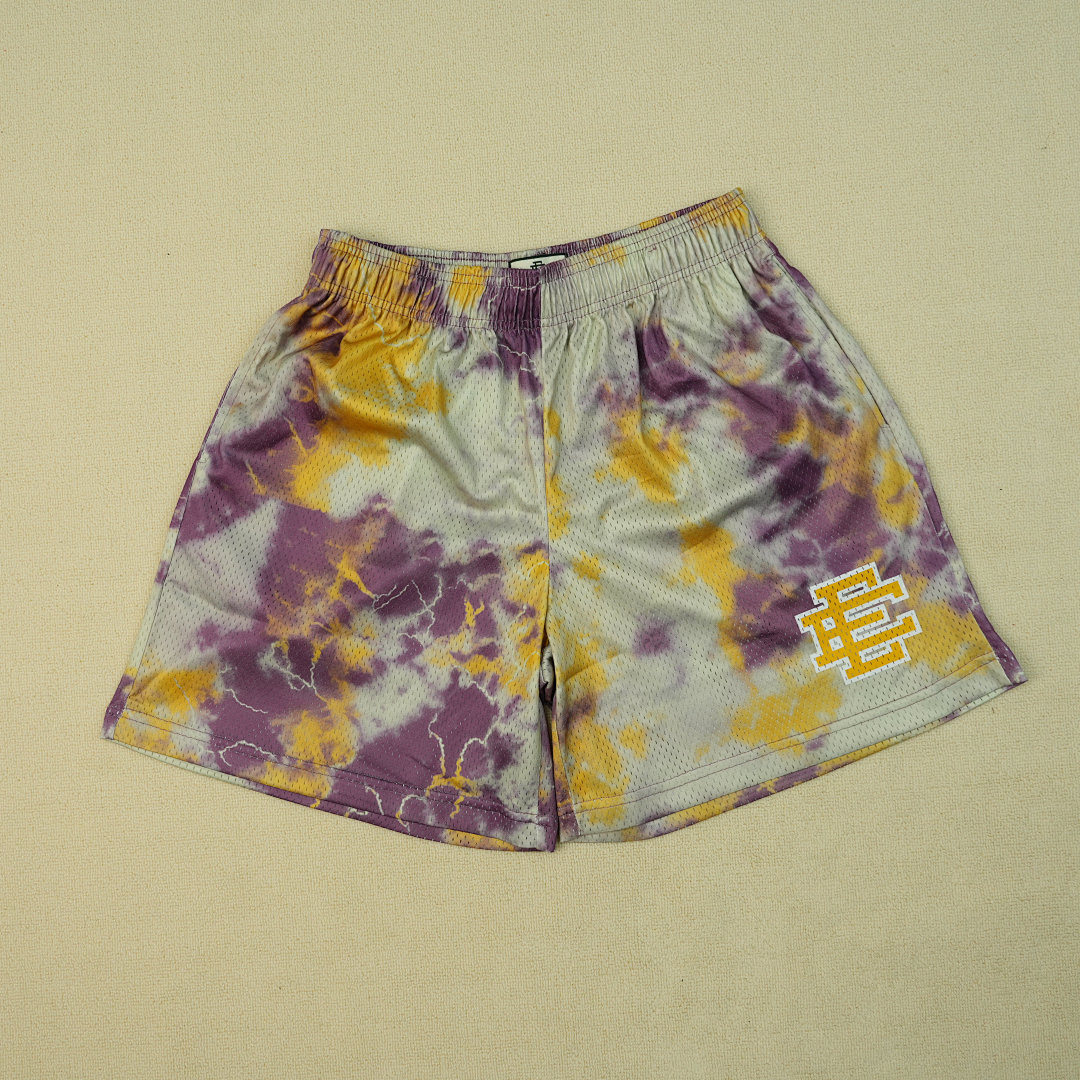 Chanel 80 Eric Emanuel EE Basic Short Purple Tie Dye/Yellow - Image 14