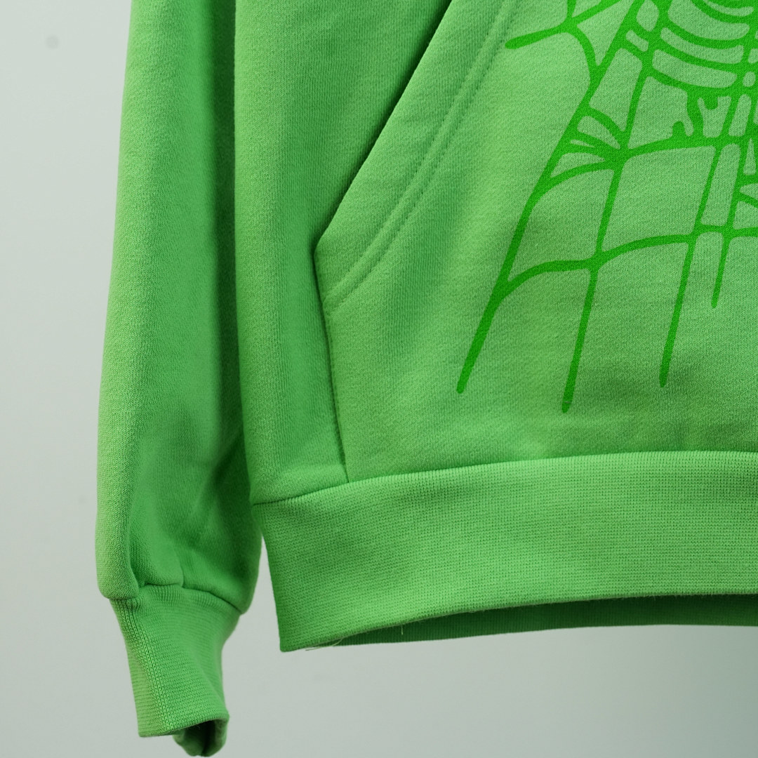 Other 50 Sp5Der Web Hoodie Slime (Green) - Image 71