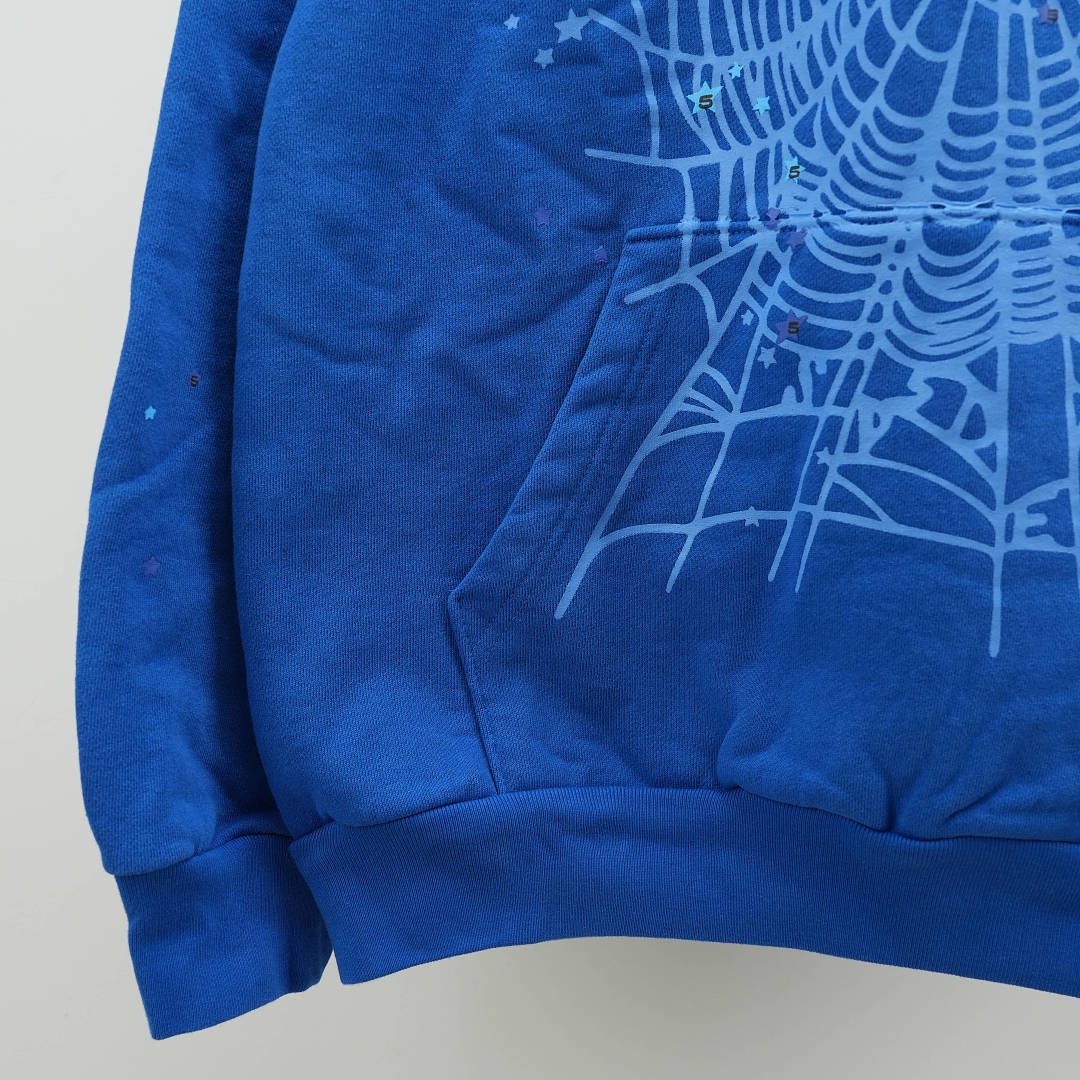 Other 265 Sp5Der Rhinestone Punk V2 Hoodie (Blue) - Image 9