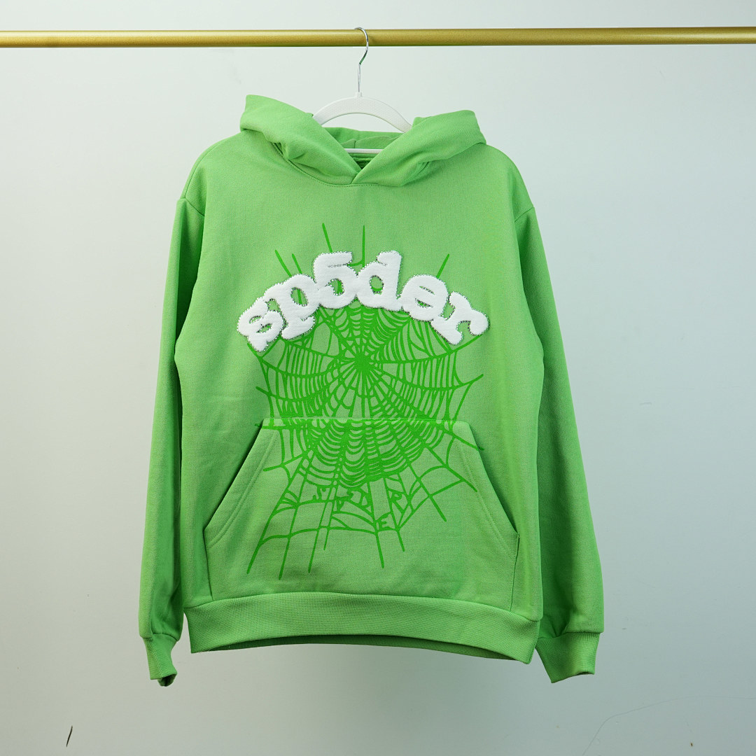 Other 50 Sp5Der Web Hoodie Slime (Green) - Image 79