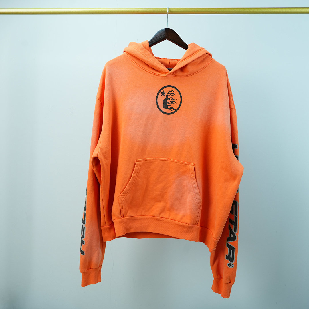 Other Hellstar Fire Orange Hoodie Dye - Image 13