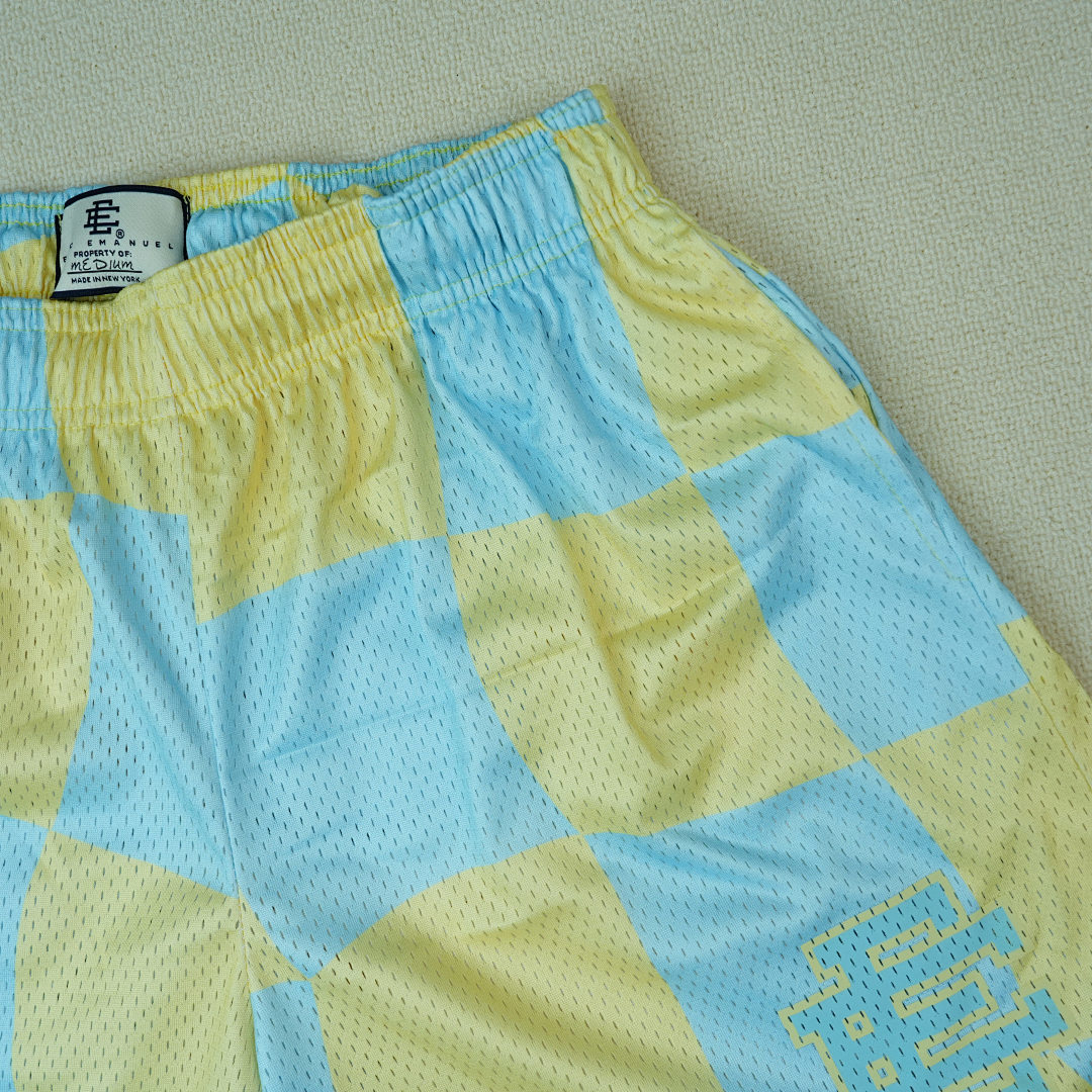 Chanel 80Eric Emanuel EE Basic Short Blue Yellow Wavy Flag - Image 16