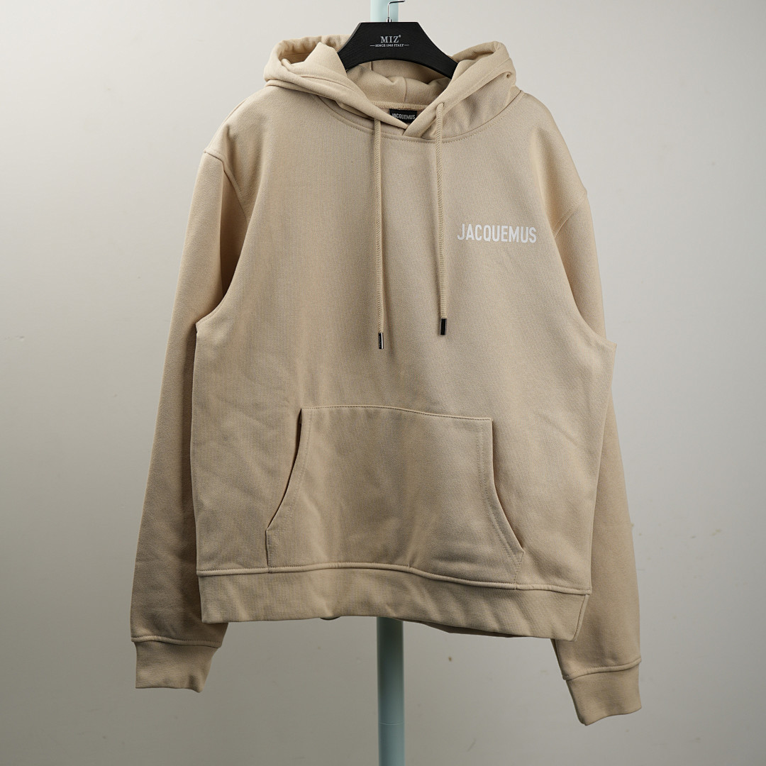 On Running Jacquemus Le Sweatshirt Hooded (Light Beige) - Image 3