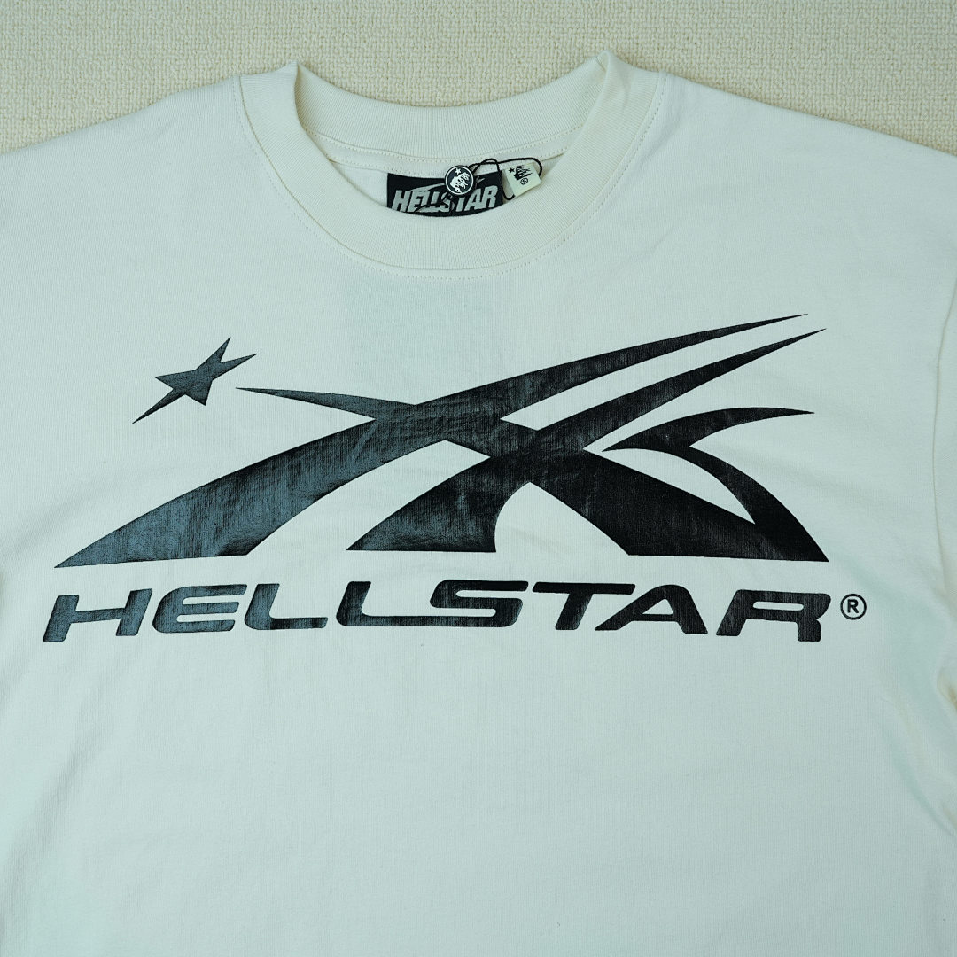 Other 65 Hellstar Sports Core Gel Logo T-Shirt White/Black - Image 9