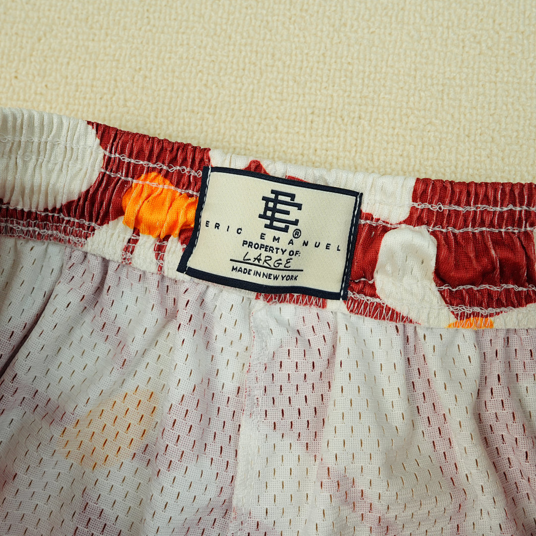 Chanel 80 Eric Emanuel EE Basic Short Red Daisies/Yellow - Image 10
