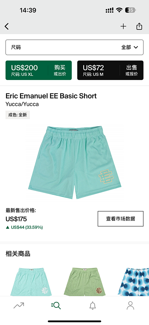 Chanel 80 Eric Emanuel EE Basic Short Yucca/Yucca