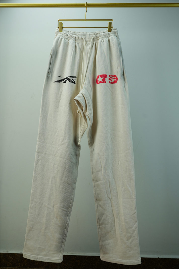 Other 350 Hellstar Lf You Dont Like Us Beat Sweatpants (White) - Image 5