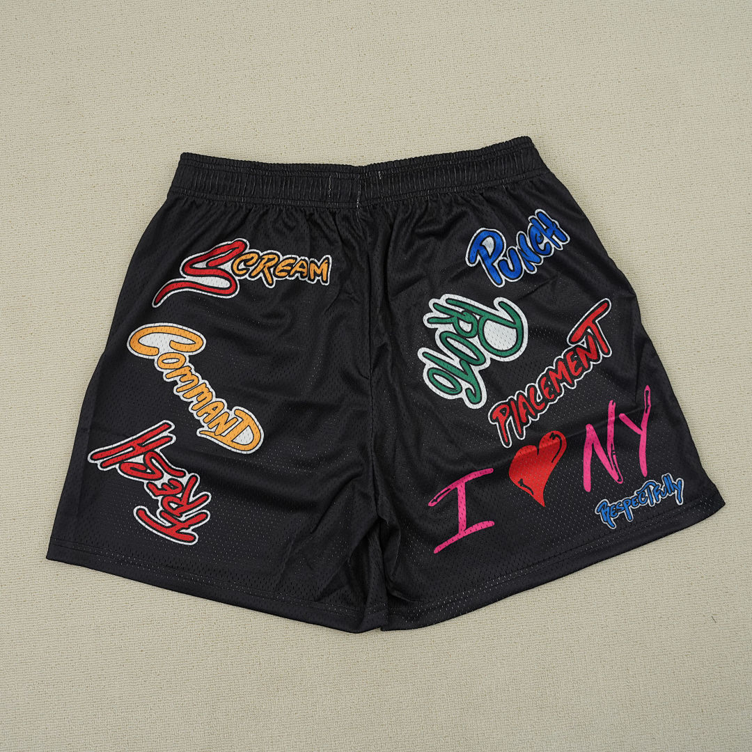 Chanel 80 Eric Emanuel X Matty Boy EE Shorts Black/Blue - Image 18