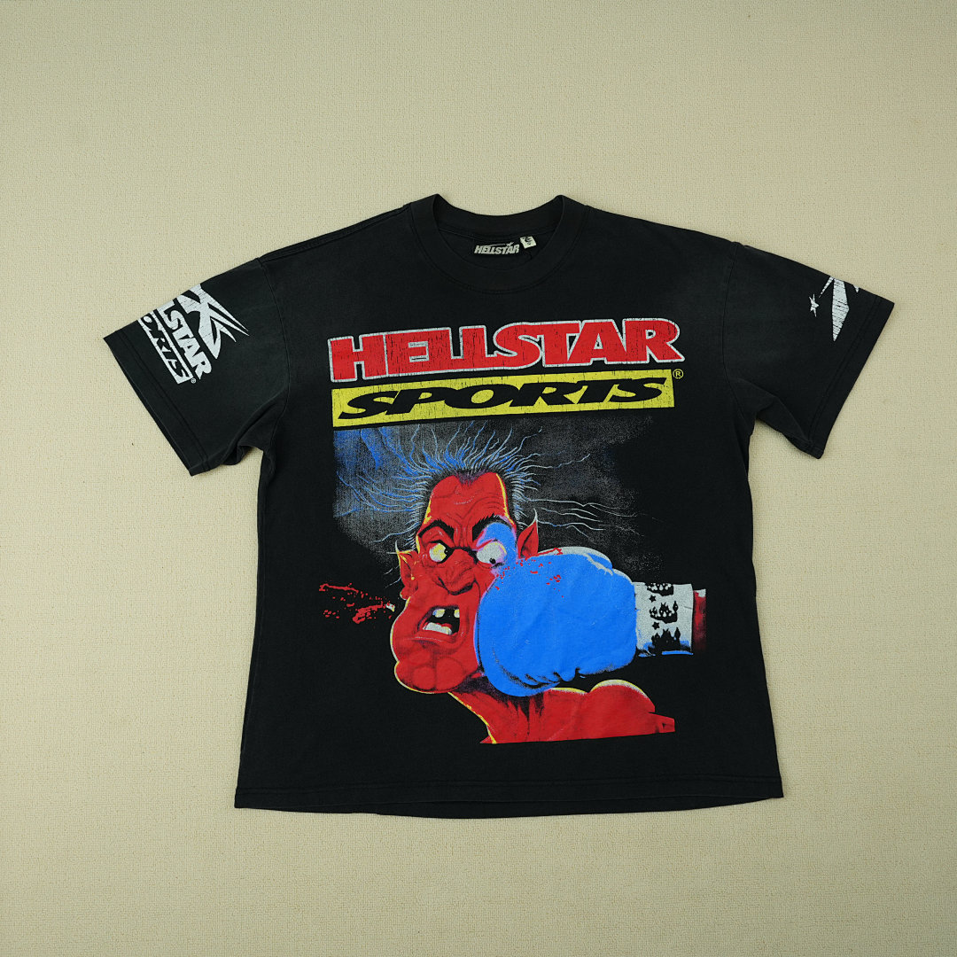 Other 65 Hellstar Knock-Out T-Shirt (Black) - Image 9