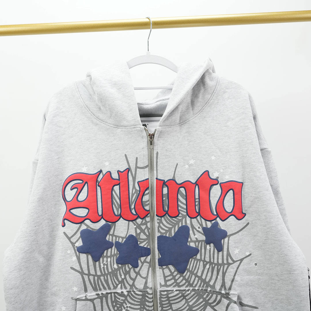 Other 285 Sp5Der Atlanta Full Zip HoodieHeather (Grey) - Image 5
