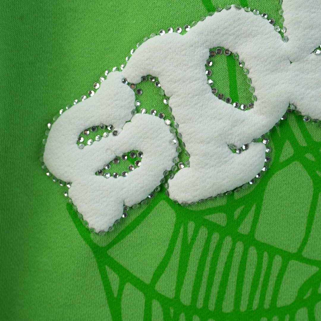Other 50 Sp5Der Web Hoodie Slime (Green) - Image 32