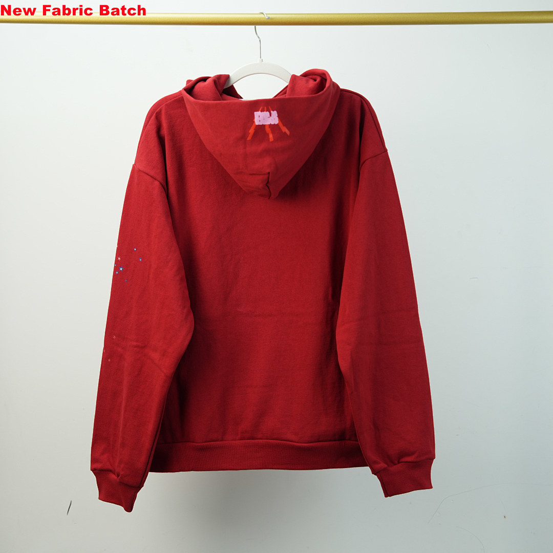Other Sp5Der Worldwide Red Angel Number 555 Hoodie - Image 7