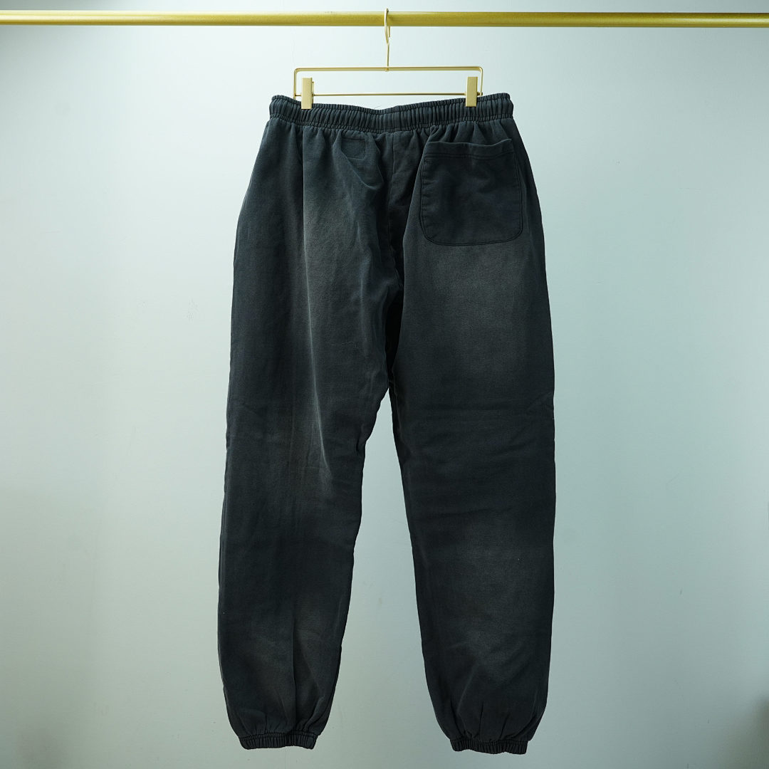 Other 380 Hellstar No Guts Glory Closed Elastic Bottom Sweatpants Midnight Dye (Black) - Image 21