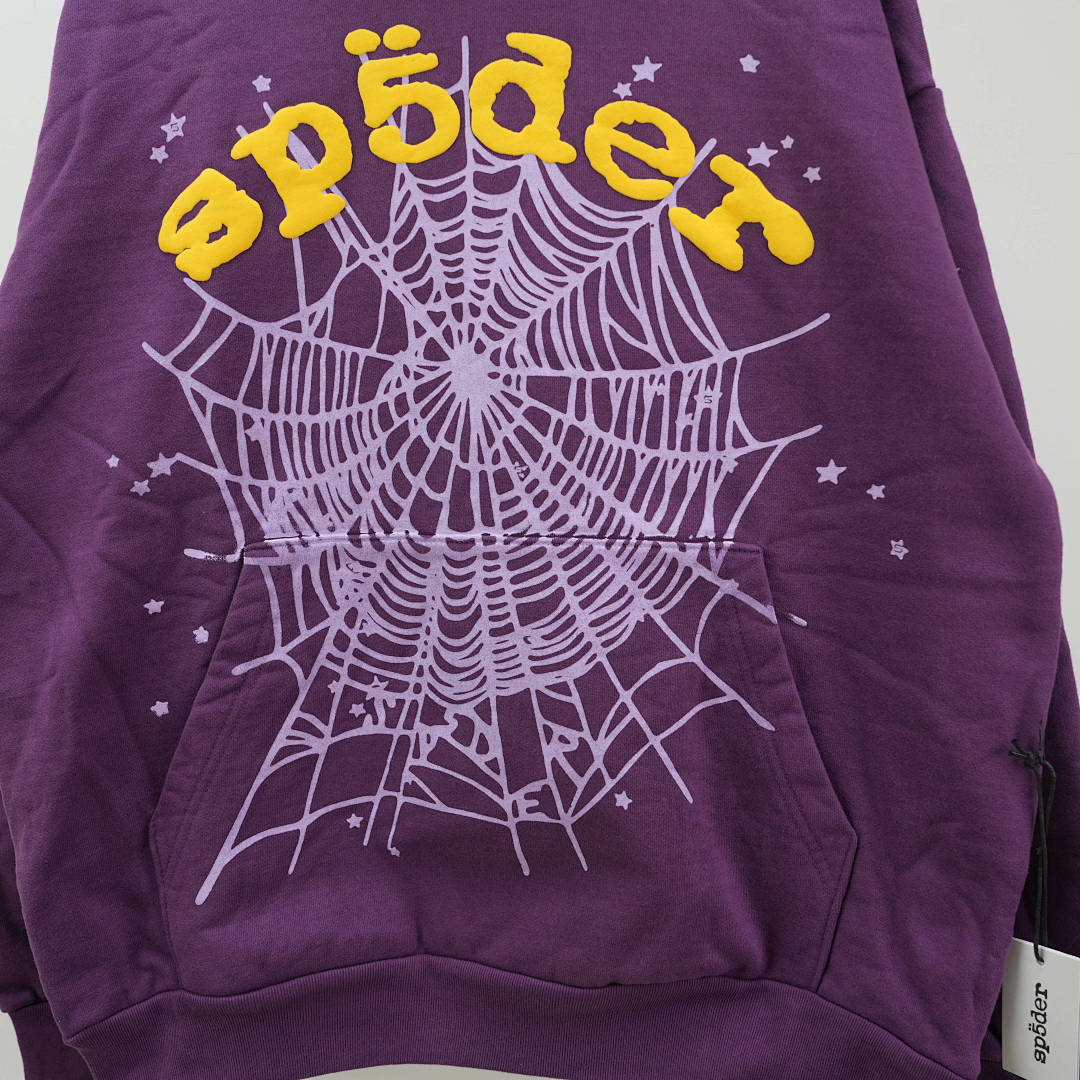 Other 265 Sp5Der Star OG Web V2 Hoodie (Purple) - Image 13