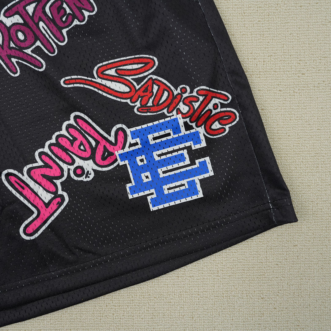 Chanel 80 Eric Emanuel X Matty Boy EE Shorts Black/Blue - Image 13
