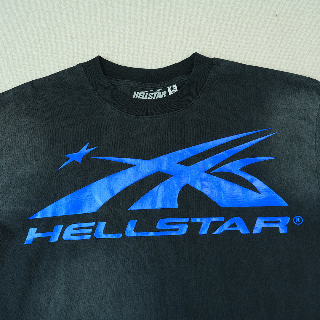 Other 65 Hellstar Sports Core Logo Gel T-Shirt (Royal Blue) - Image 12
