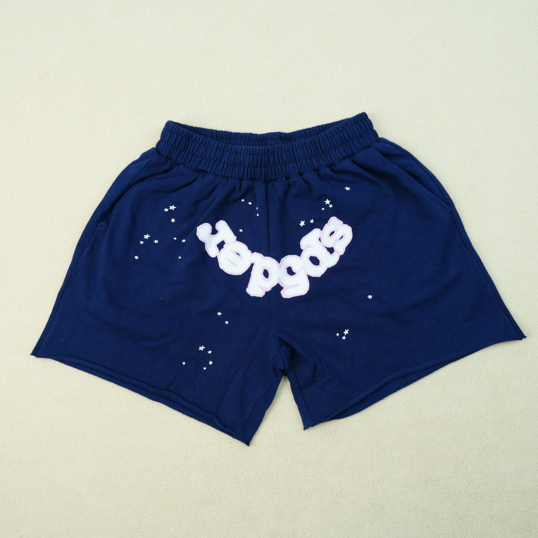 Other 175 Sp5Der 0G Web Logo Sweat Short (Navy) - Image 5