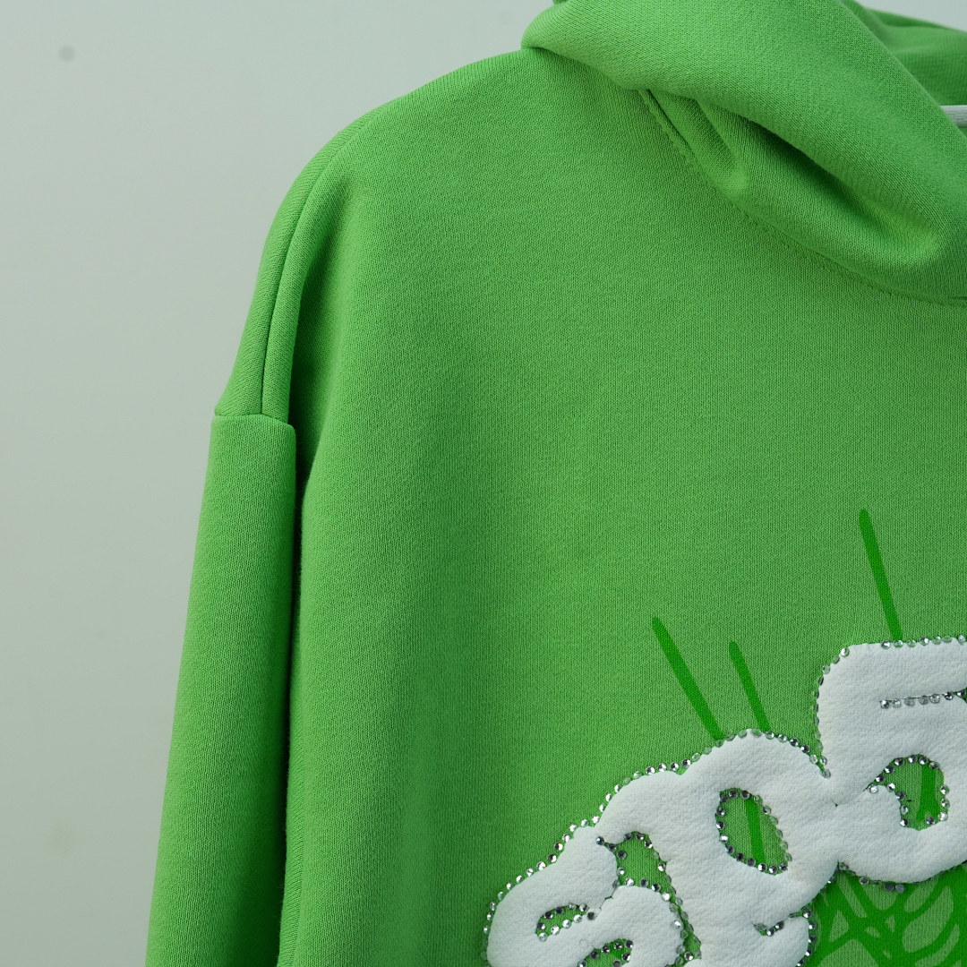 Other 50 Sp5Der Web Hoodie Slime (Green) - Image 30