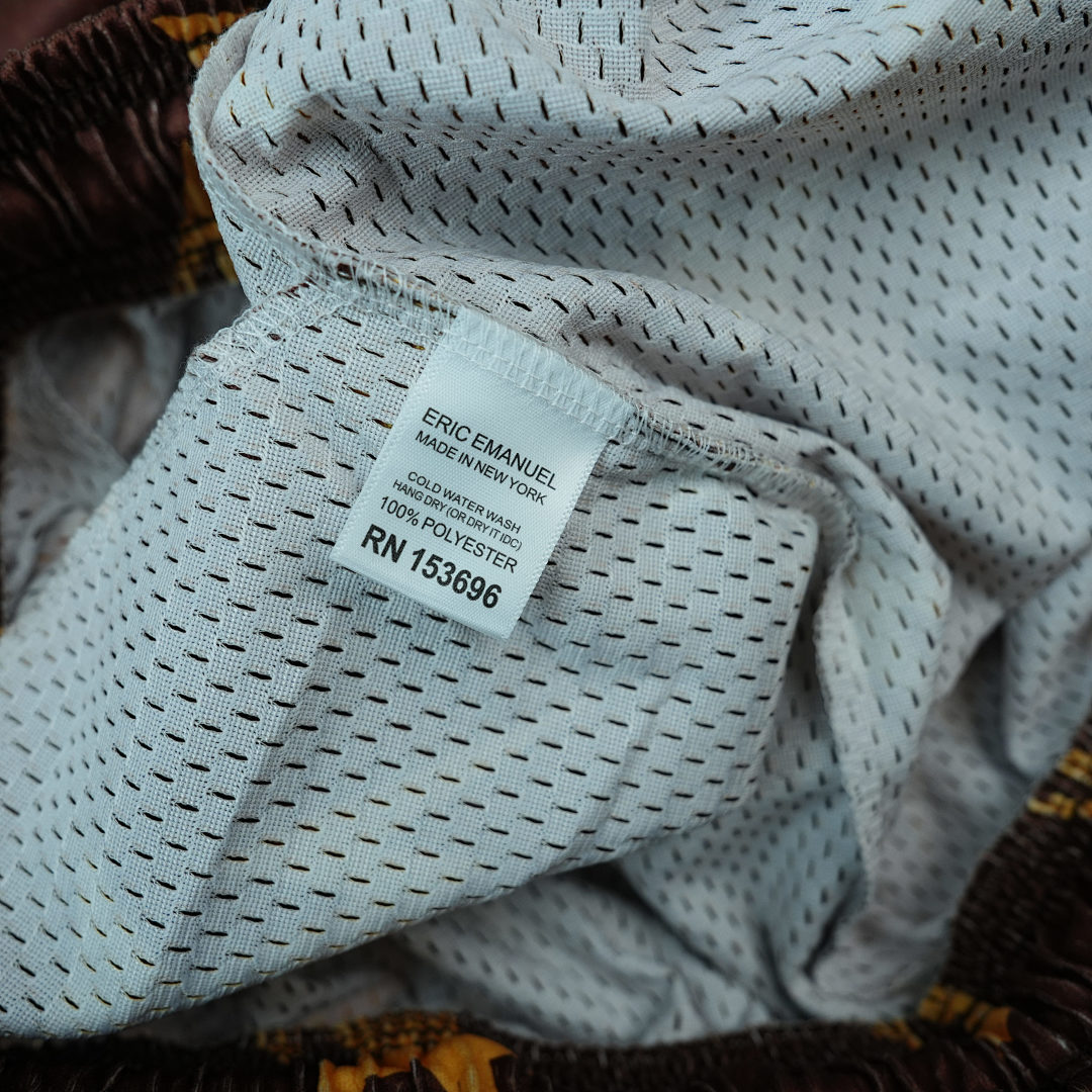 Chanel 80 Eric Emanuelx BAPE Miami Basic Short Brown/Yellow - Image 13