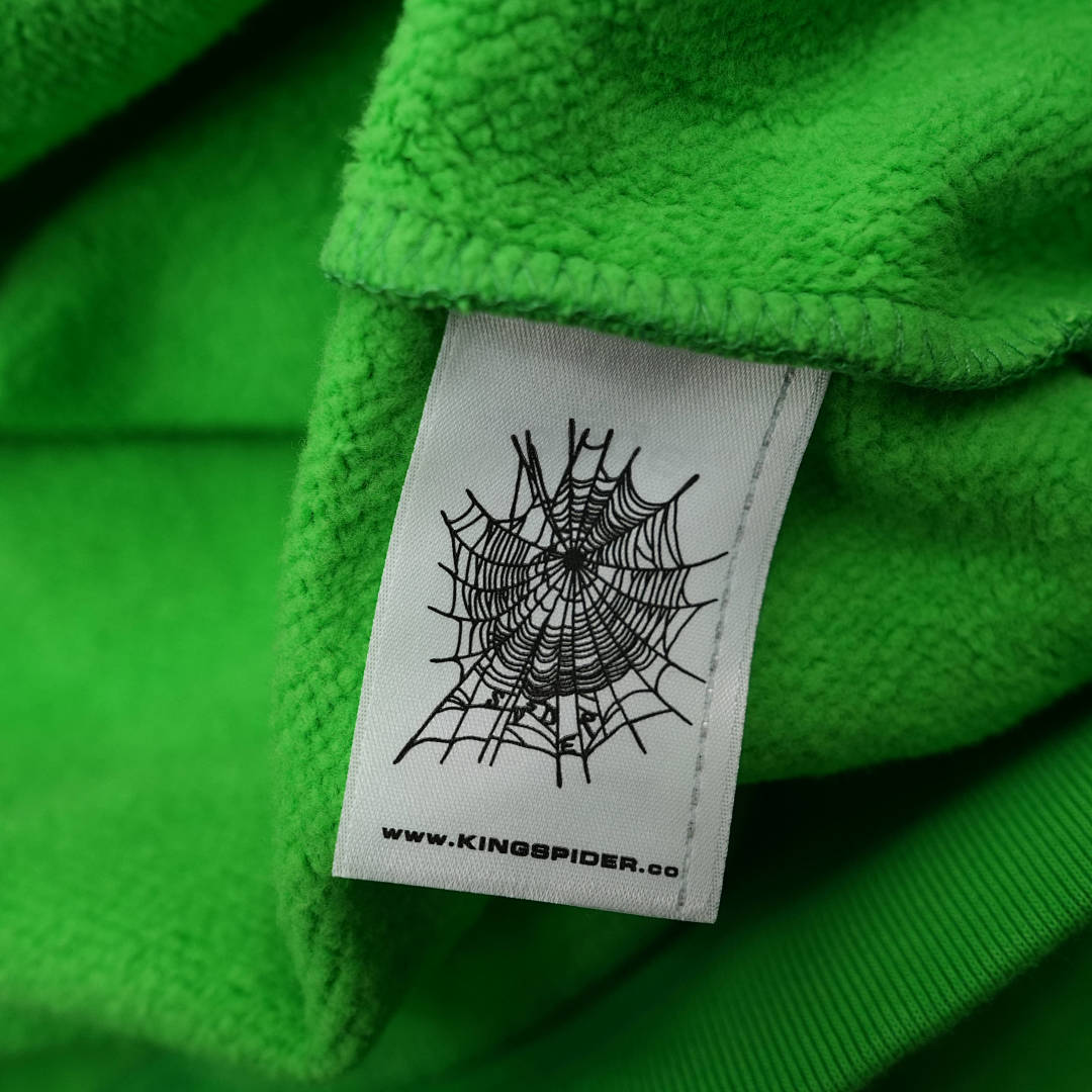 Other 265 Sp5Der Punk V2 Rhinestone Hoodie (Bright Green) - Image 12