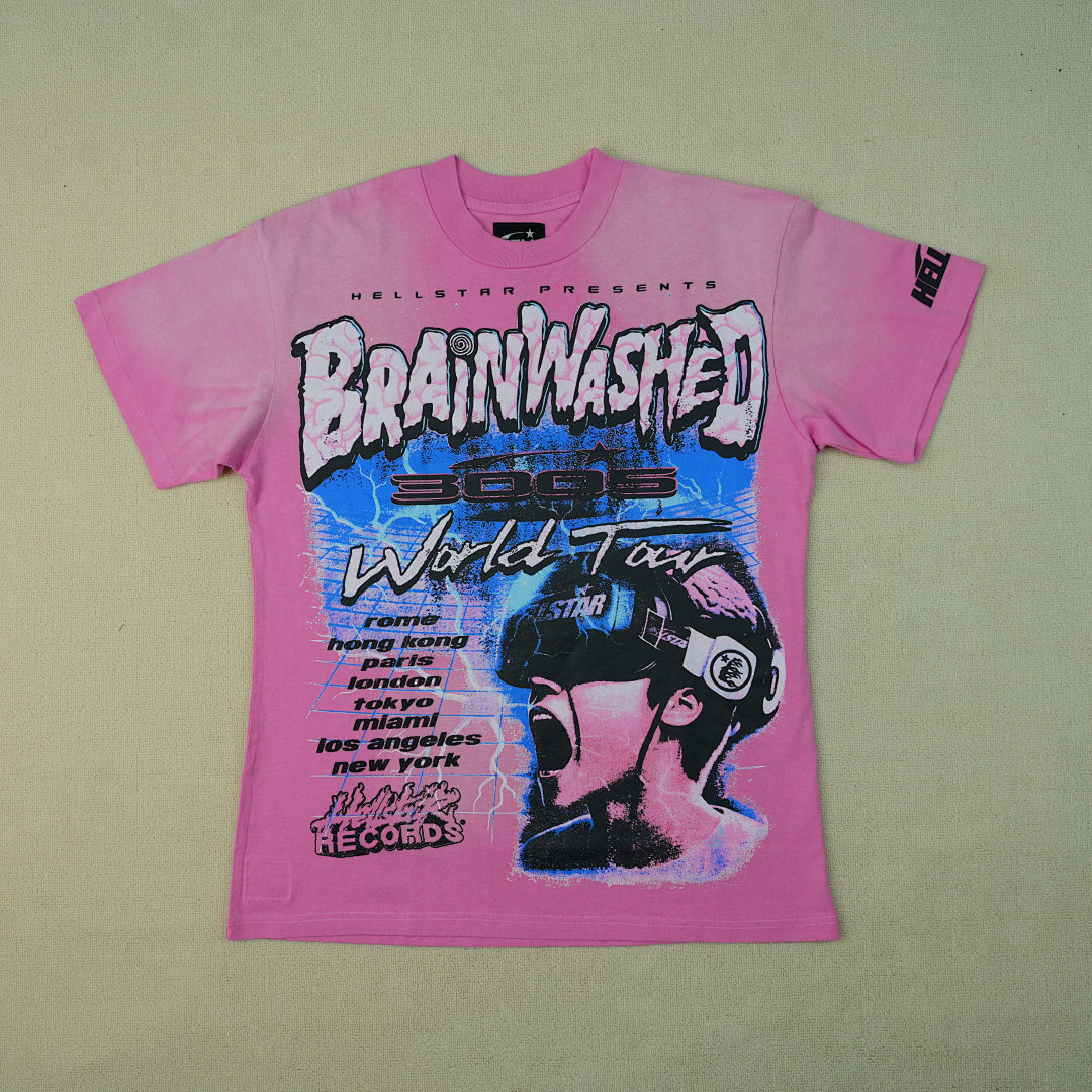 Other 65 Hellstar Brainwashed World Tour T-ShirtPink - Image 7