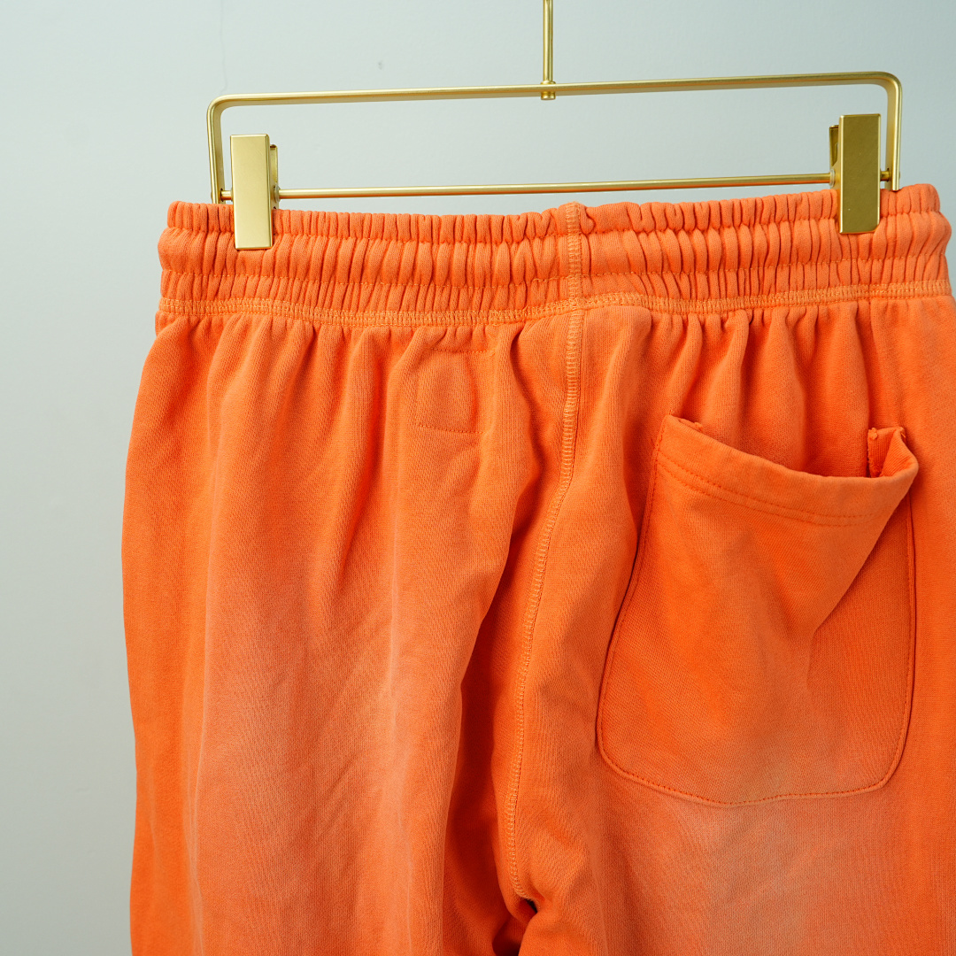 Other Hellstar Fire Orange Closed Elastic Bottom Sweatpants Dye - Image 23