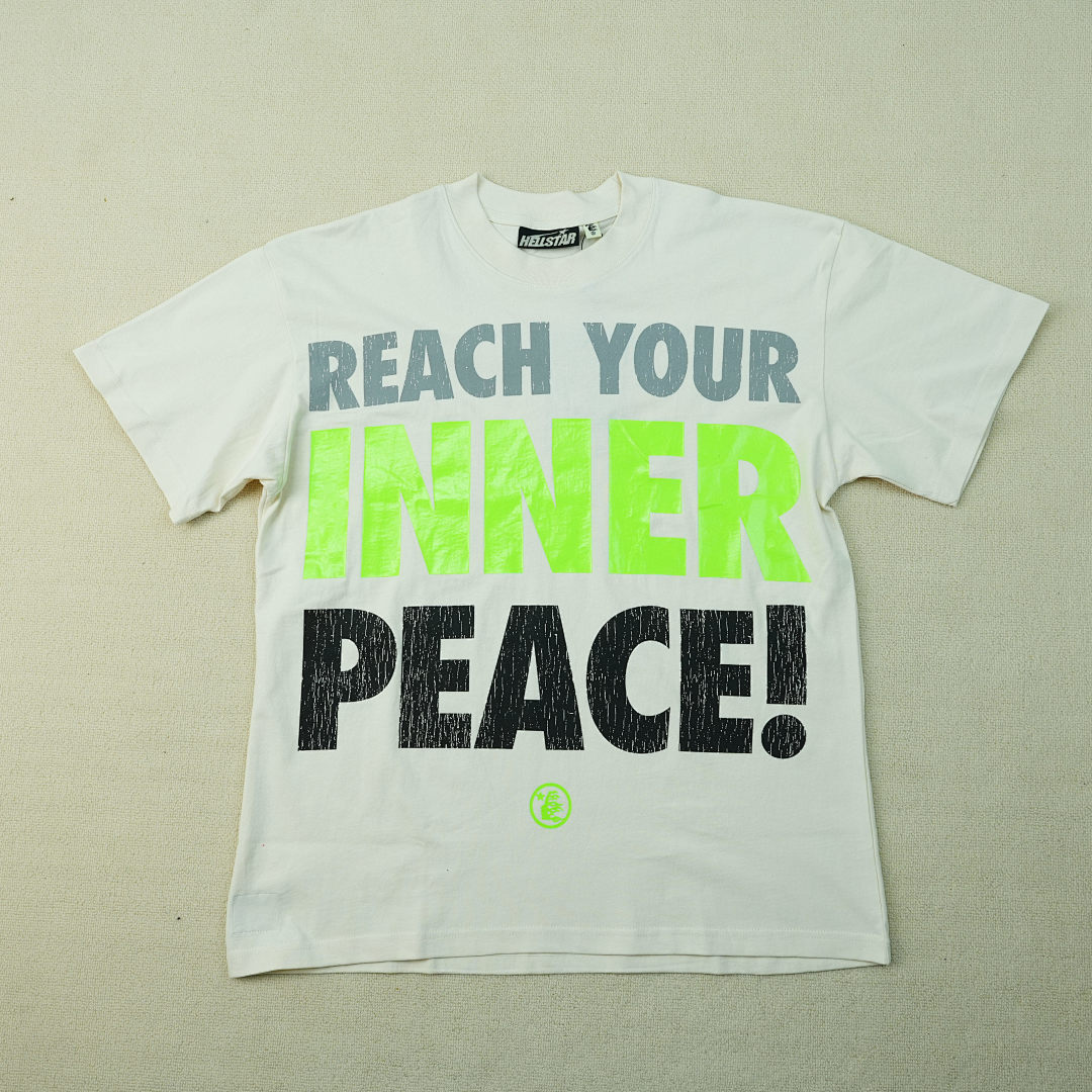 Other 195 Hellstar Inner Peace T-Shirt (White) - Image 4