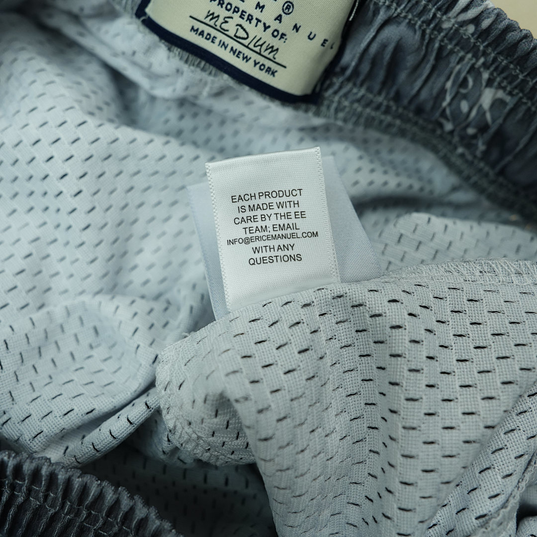 Chanel 80 Eric Emanuelx BAPE EE Basic Short (Grey) - Image 13