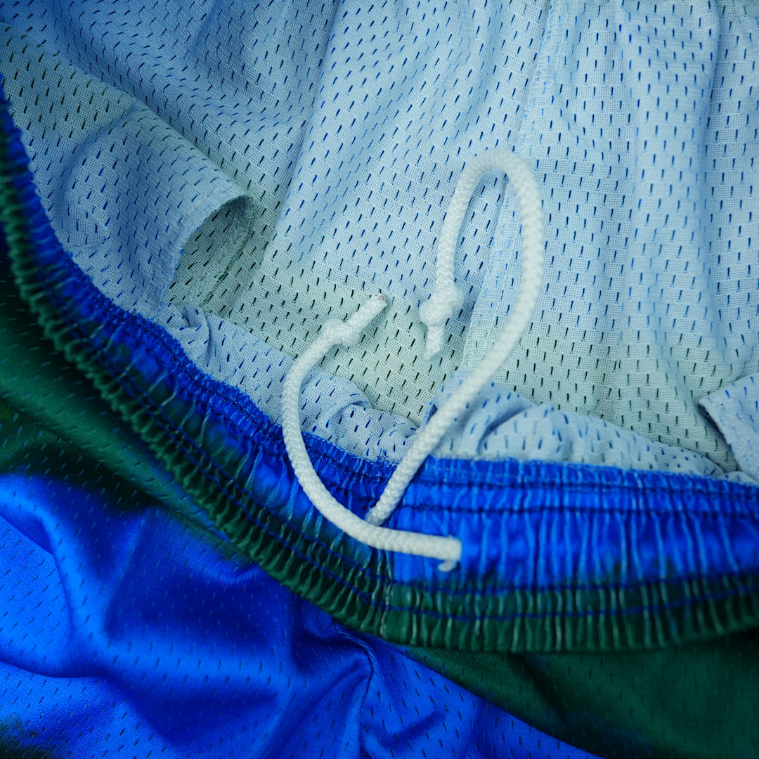 Chanel 80 Eric Emanuel EE Short Blue/Green Stripe - Image 12