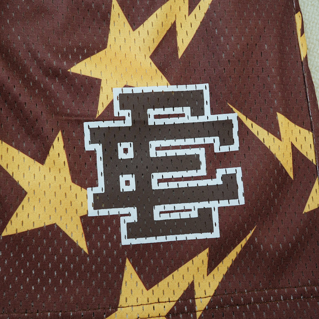 Chanel 80 Eric Emanuelx BAPE Miami Basic Short Brown/Yellow - Image 11