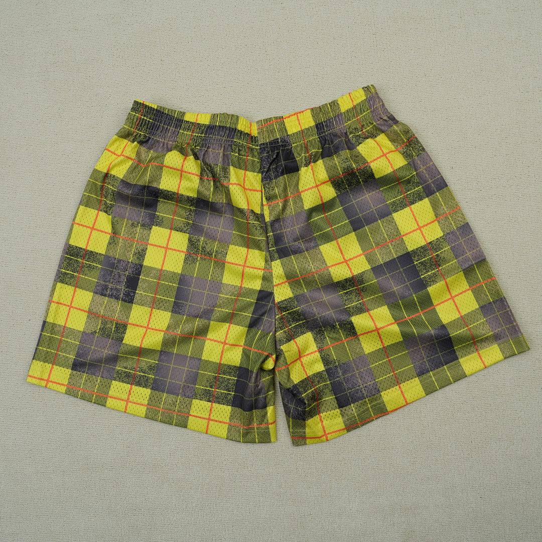 Chanel 80 Eric Emanuel EE Basic Short Yellow/Black Plaid - Image 9