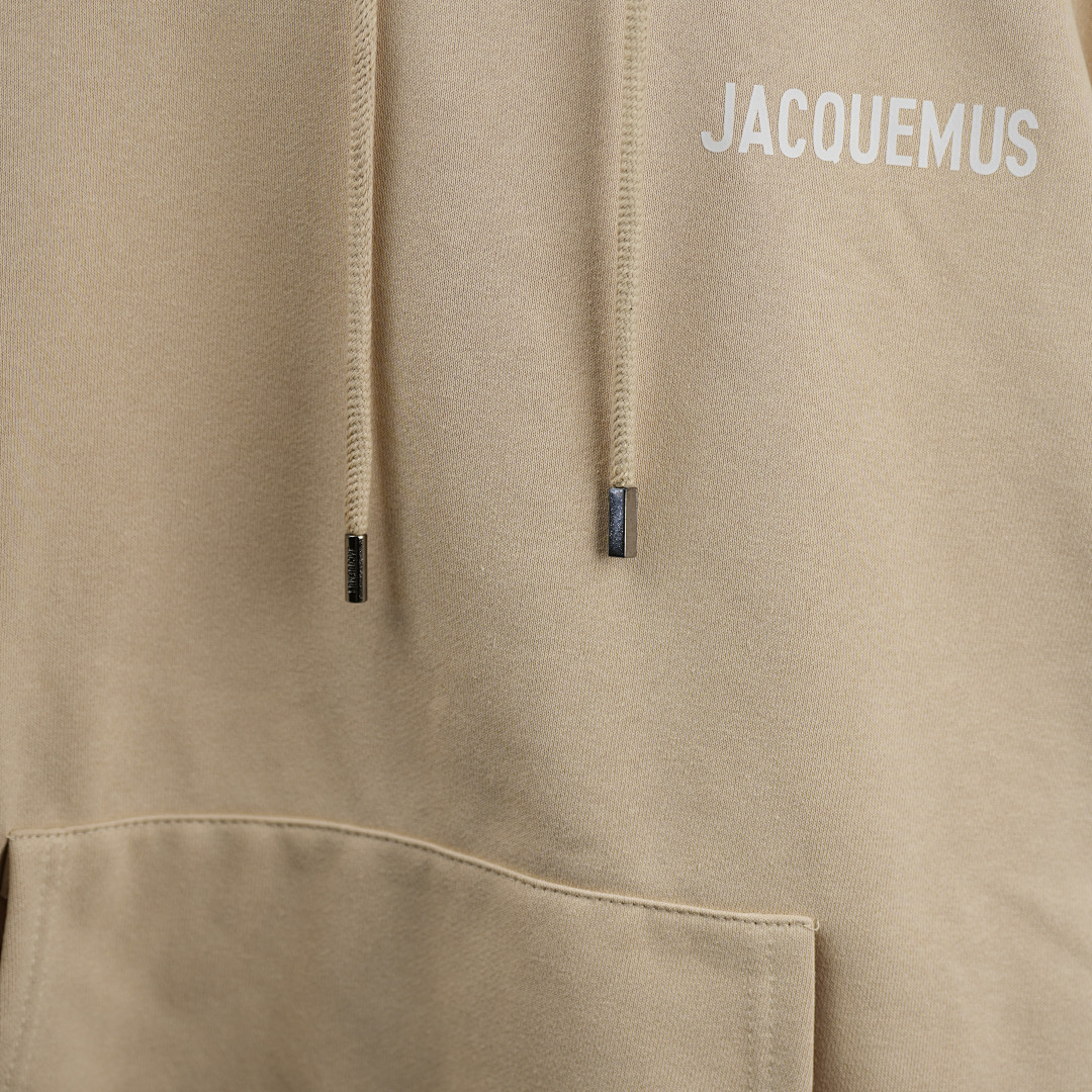 On Running Jacquemus Le Sweatshirt Hooded (Light Beige) - Image 5
