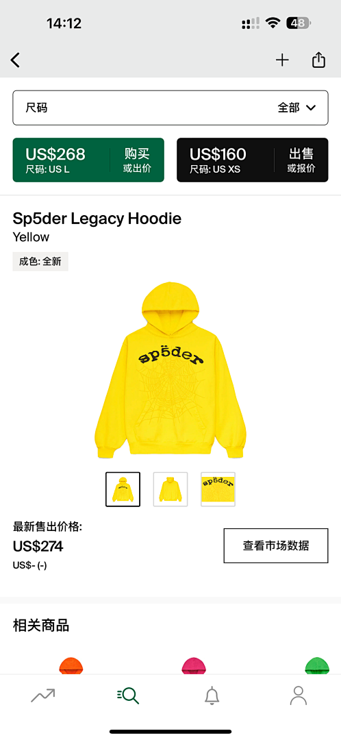 Chanel 285 Sp5Der Legacy Hoodie (Yellow)