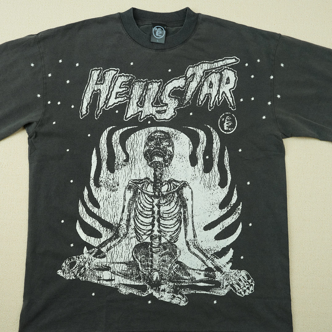 Other 65 Hellstar Studios Inner Peace Short Sleeve Tee Shirt (Black) - Image 19