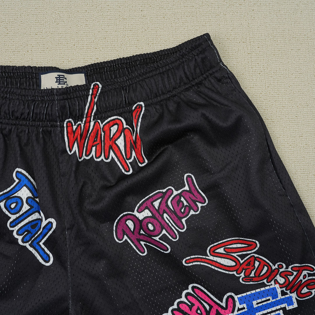 Chanel 80 Eric Emanuel X Matty Boy EE Shorts Black/Blue - Image 12