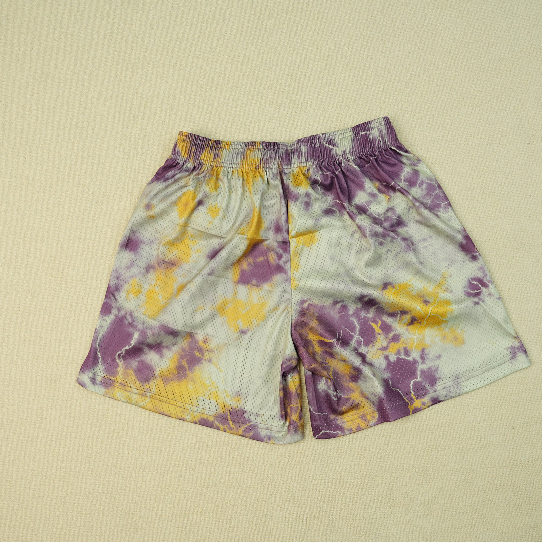 Chanel 80 Eric Emanuel EE Basic Short Purple Tie Dye/Yellow - Image 18