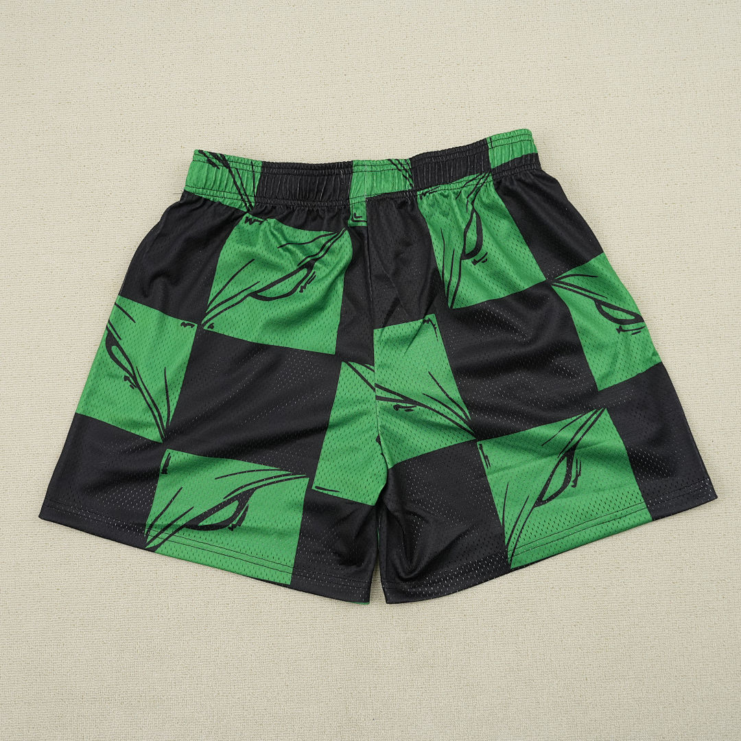 Chanel 80 Eric Emanuel X Matty Boy EE Shorts 99 Eyes Slime/Orange - Image 13