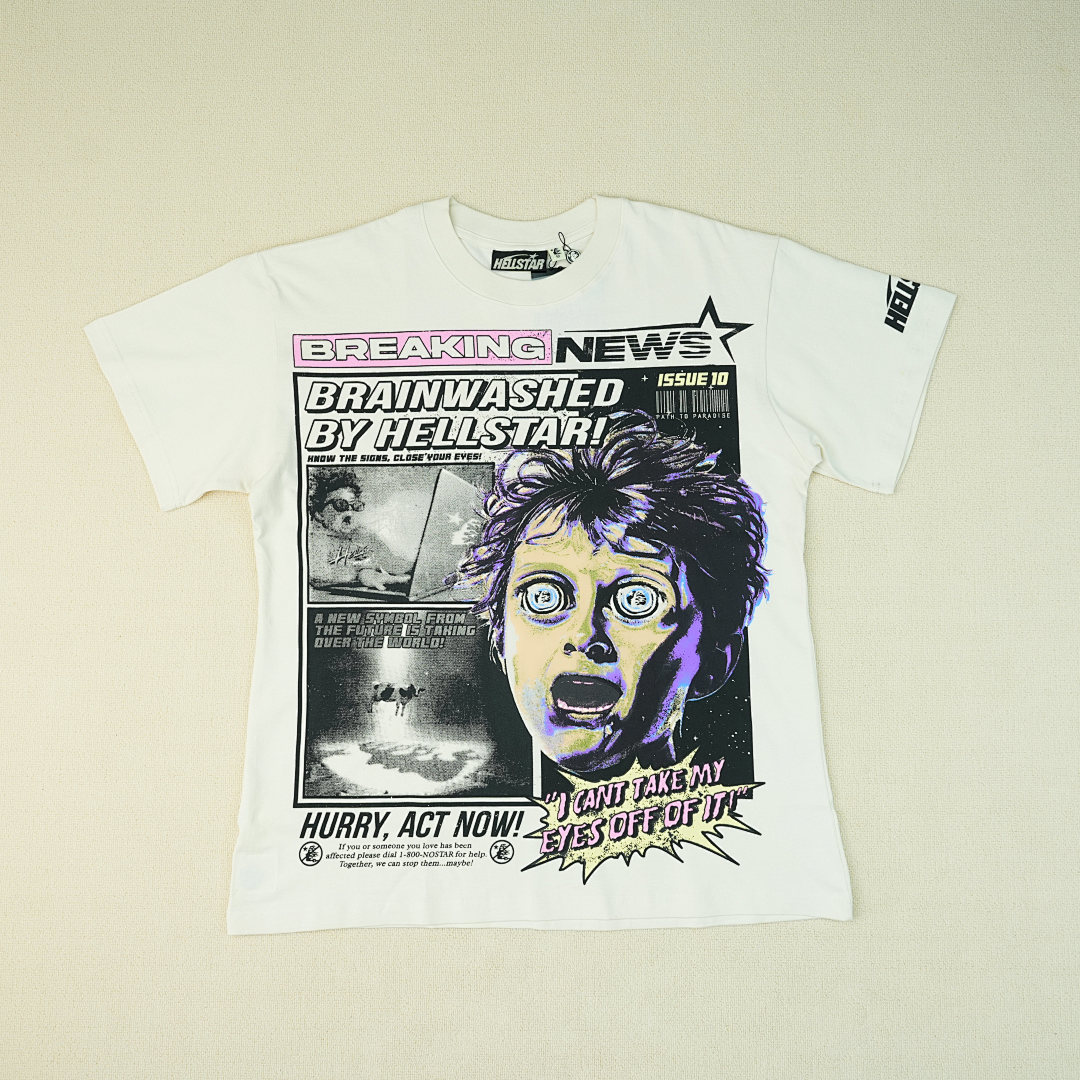 Other 65 Hellstar Breaking News T-Shirt (White) - Image 8