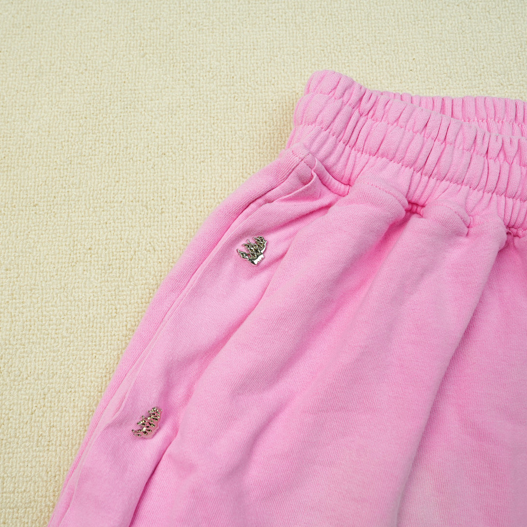 Other 290 Hellstar Snap Sweatshorts Shorts (Pink) - Image 13